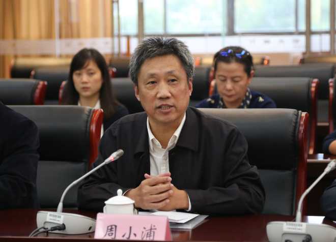 展示与答辩会上校党委副书记、校纪委书记周小浦讲话