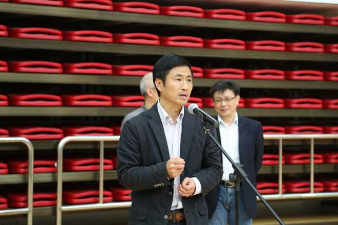 校党委常委、校组织部部长戴月波致开幕辞